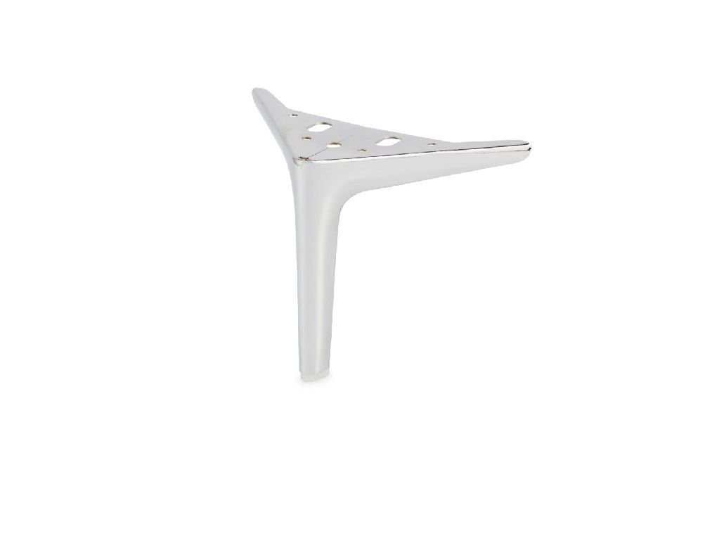 Y Leg, Slim, H150mm, Chrome (Pack of 4) BY WOODLY