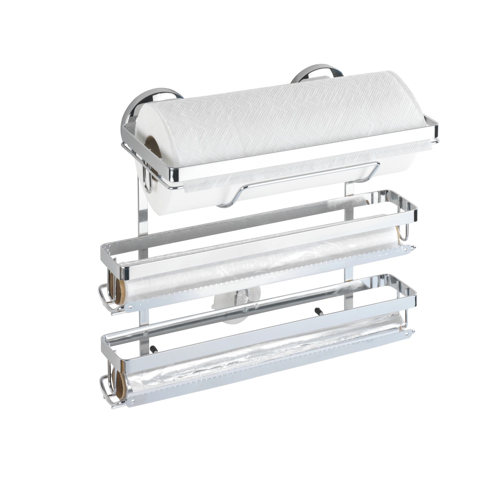WENKO - MAGIC-LOC KITCHEN ROLL HOLDER - TRIO - NO DRILLING