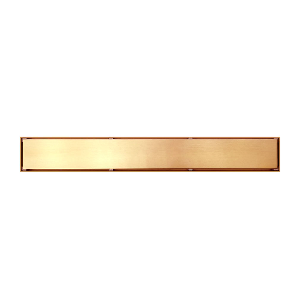 GBB035- BRUSHED GOLD LARGE FLOOR DRAIN