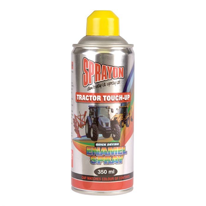 Bulk Pack x 3 Sprayon Spray Paint Tractor 350ml Jd Yellow