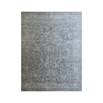BK Carpets & Rugs – Vintage Soft Oriental Rug – Blue , Grey Rug & Beige - 2.4m x 3.15m