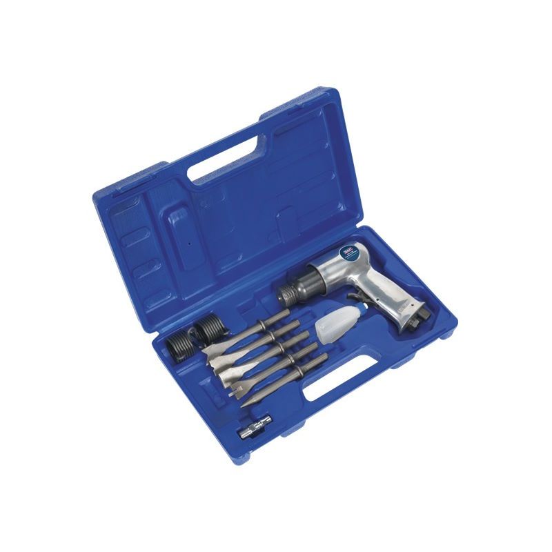 Air Hammer with Chisels Medium Stroke, SEALEY UK