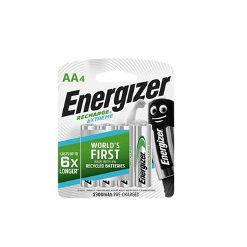 Energizer - 4 Piece - AA - Recharge - Extreme - 2300MAH