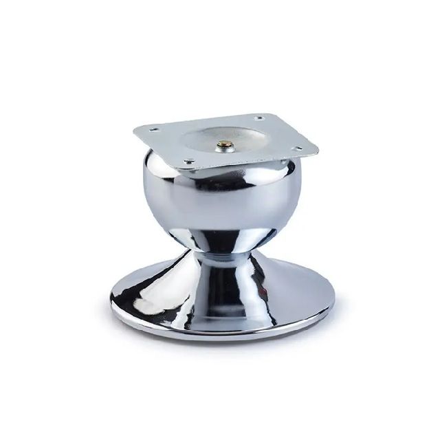 Leg, Vase, Eco, H90mm x 110mm, Chrome Plated (4 Pack) BY WOODLY