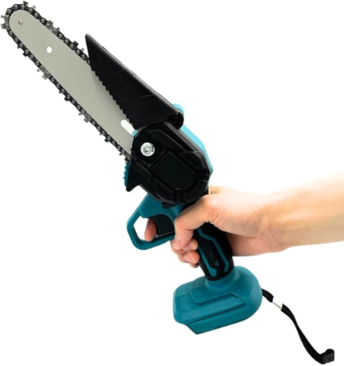 8 inch Electric Rechargeable Chainsaw With Two 25V Lithium Battery 7500 Mah - JG20375071