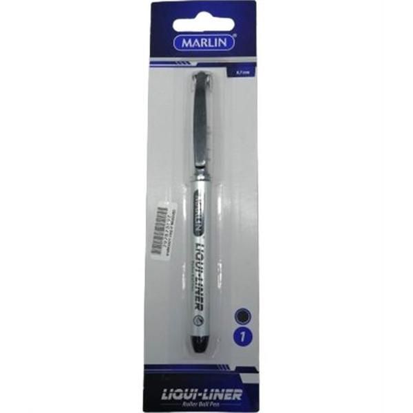 Marlin Liqui Liner Roller Ball Pen Black Single – Medium
