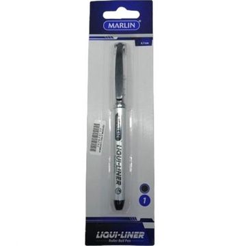Marlin Liqui Liner Roller Ball Pen Black Single – Medium