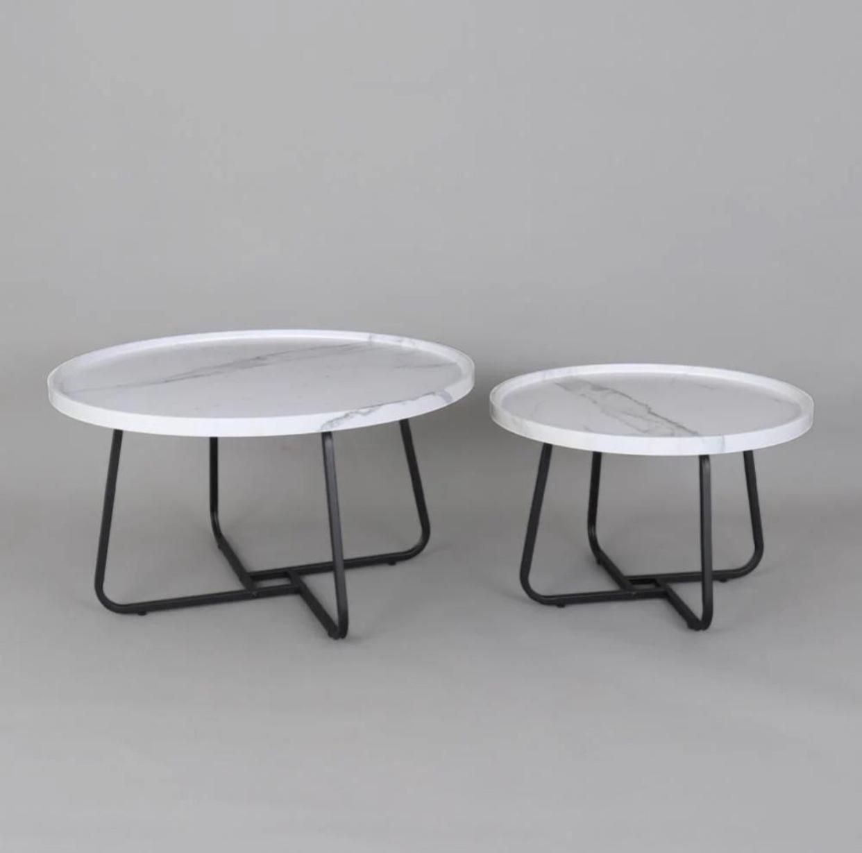 IG Furn-  Homestead Round Coffee Table White