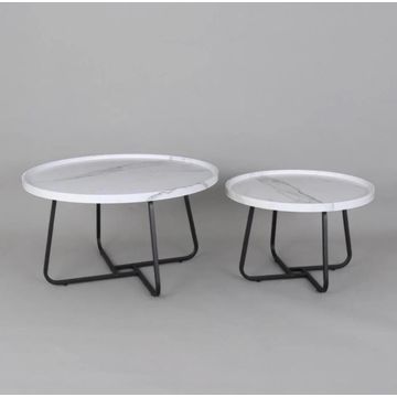IG Furn-  Homestead Round Coffee Table White