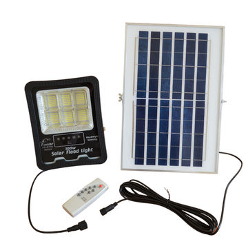 100W LED Solar Flood Light & Solar Panel