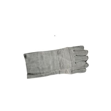 Glove Leather Welding Chrome Long 200mm - 3 Pack