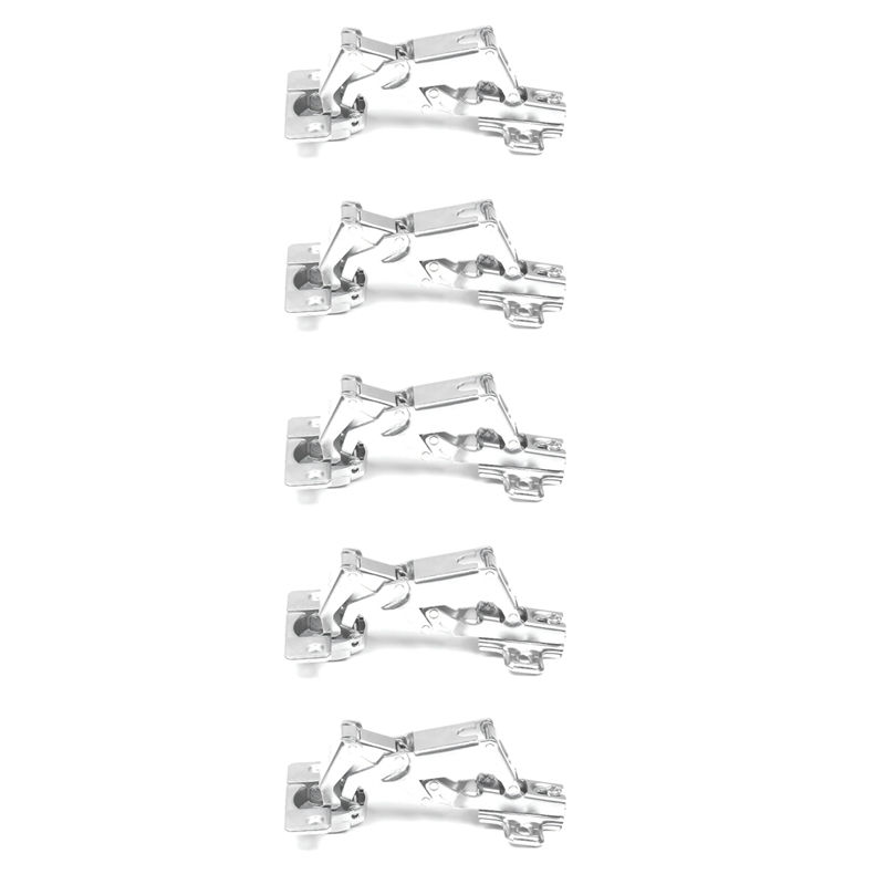 ROCO 165 Degree Soft Close 4 Hole Base Plated Cupboard Hinge ( 5 Pack )