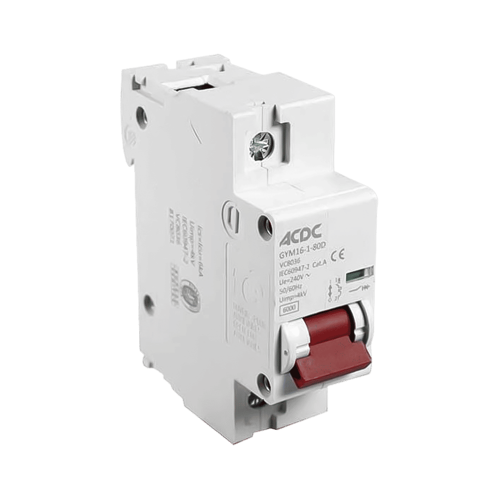 Circuit Breaker 1 Pole D-Curve 10KA 100A