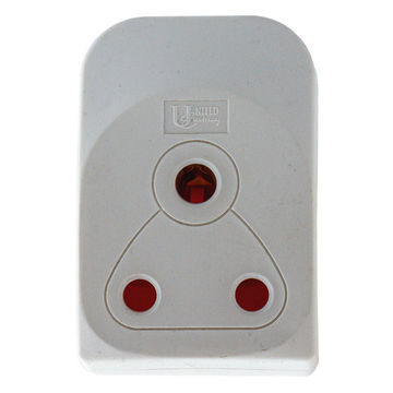 UNITED ELECTRICAL  Double Sided PVC Janus Coupler White (AOK12)
