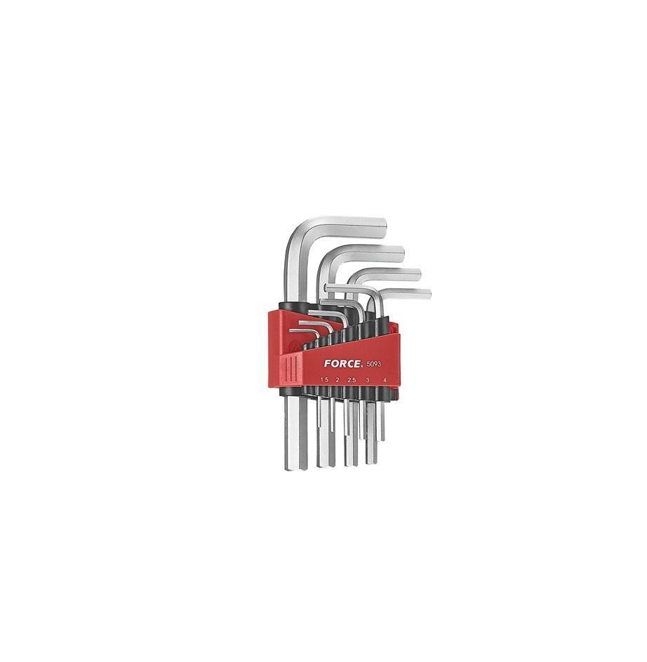 Force 9Pc Hex Key Set (Sae)