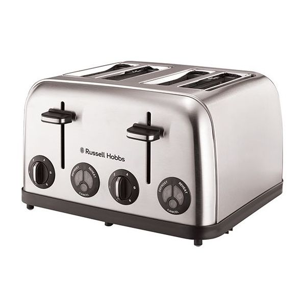 Russell Hobbs Stainless Steel 4 Slice Toaster 13976