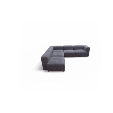 Andrew Modular Sofa - Corduroy Grey Right Sided