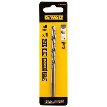 DEWALT 8MM BLACK GOLD HSS DRILL BIT |DT20526-QZ