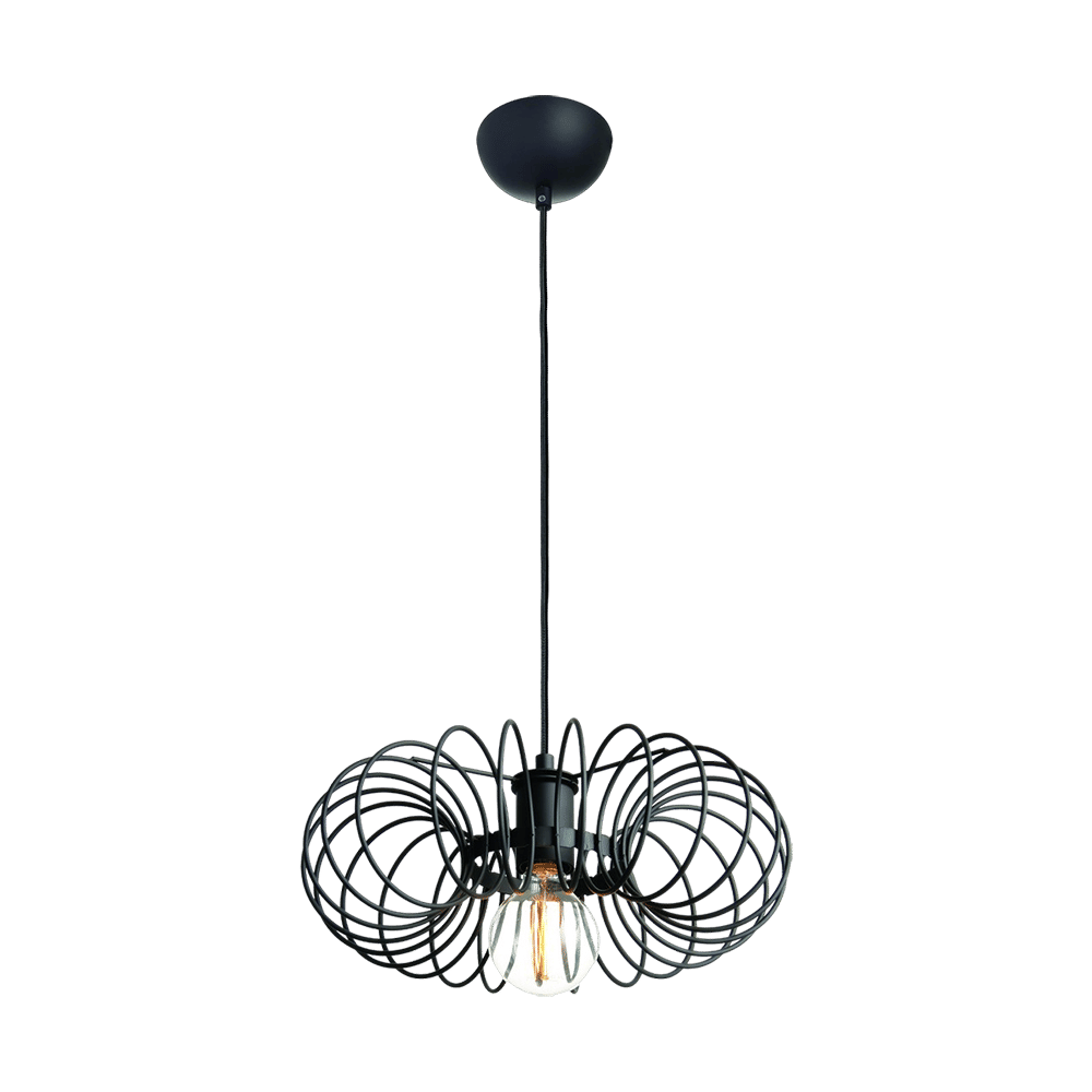 Pendant Lighting – Scandinavian Range – Black Metal