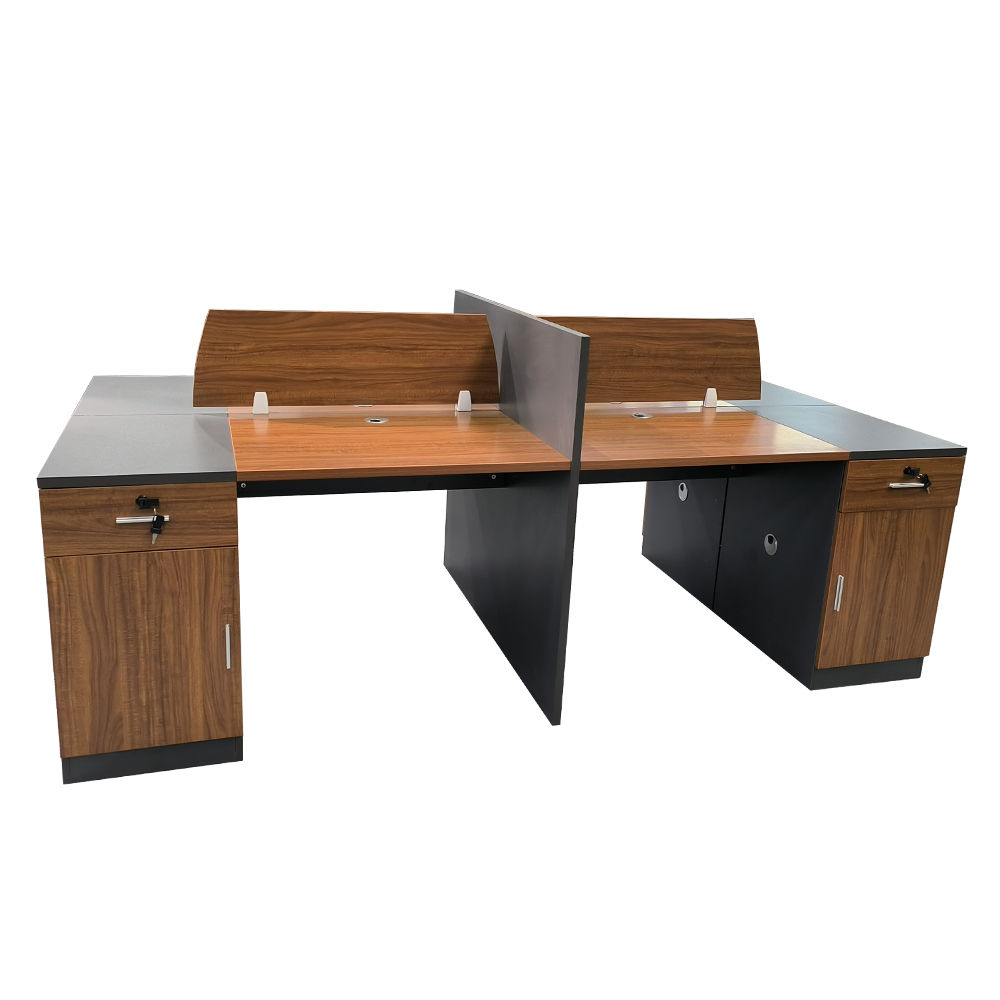 GOF Furniture - Austin Four Seater Workstation