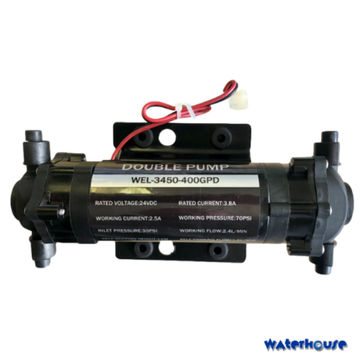 High Pressure DoubleHead 24V Diaphragm Pump 4.8bar for misting  humidifiers