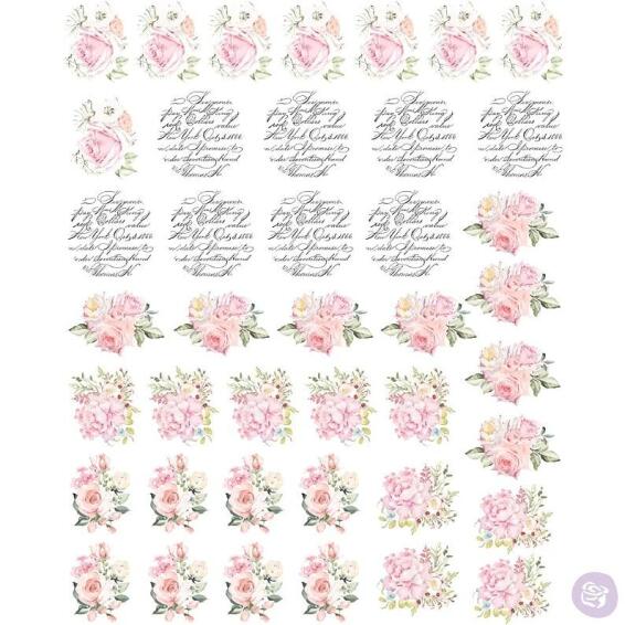Transfer GRANNY B'S may flowers