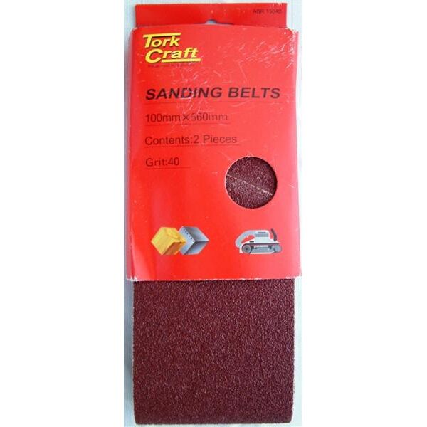 Sanding Belt 100 X 560Mm 60Grit 2/Pack