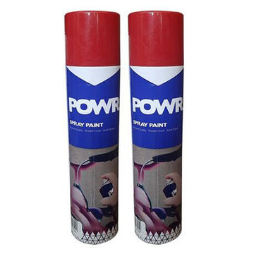 POWR Spray Paint Fluorescent Red 300ml ( 2 Pack )