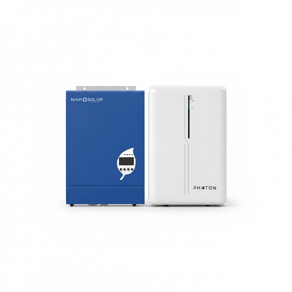 5kW Navasolar Inverter 5.1kWh Photon Lithium Battery Combo