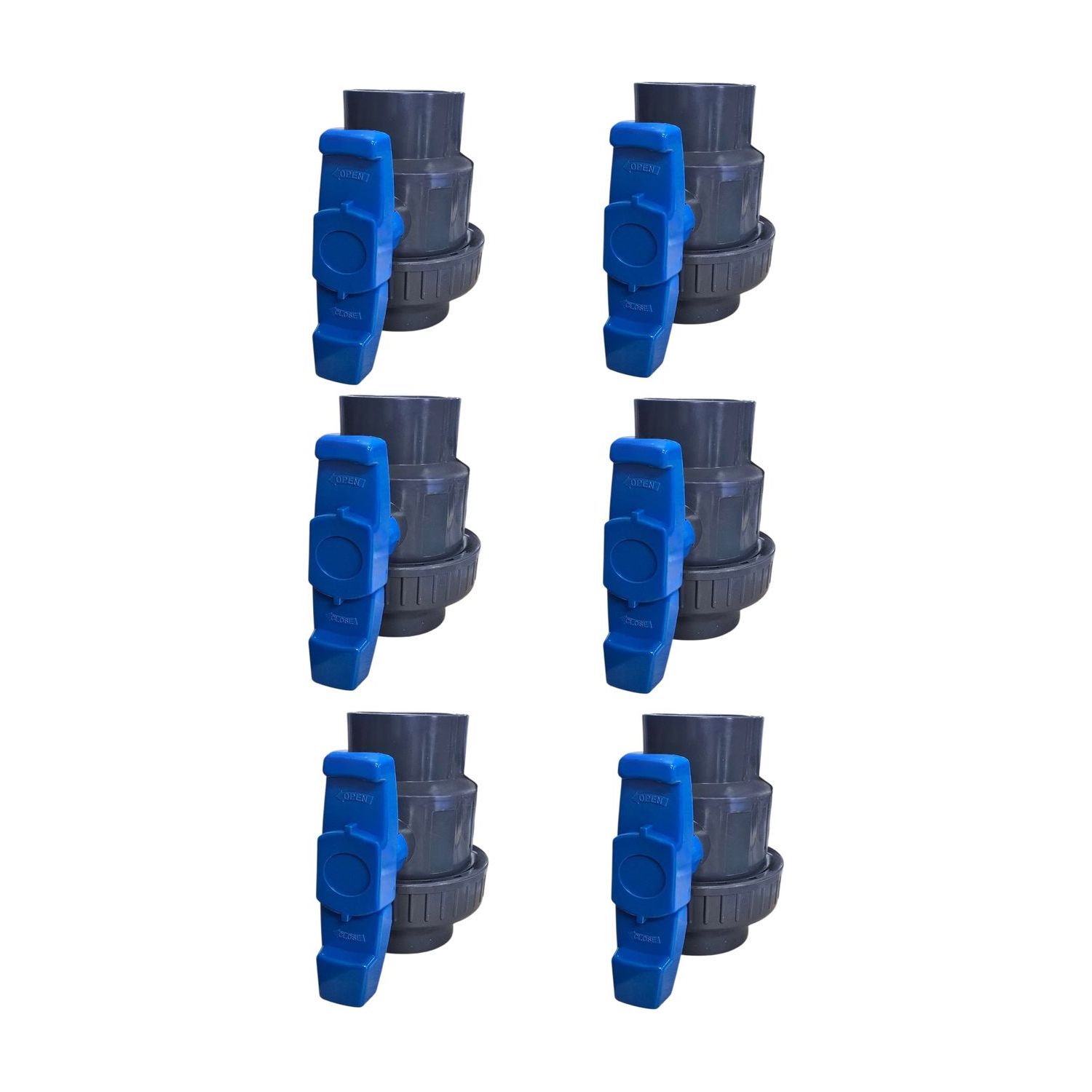 6 x 63mm PVC Ball Valve with Union