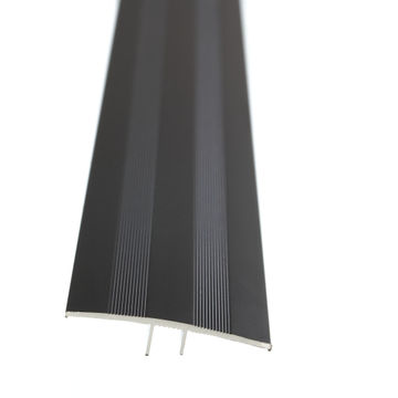 Aluminium T-Piece Door Strip Black Undrilled 2500 x 44 Aluminium Door Strip