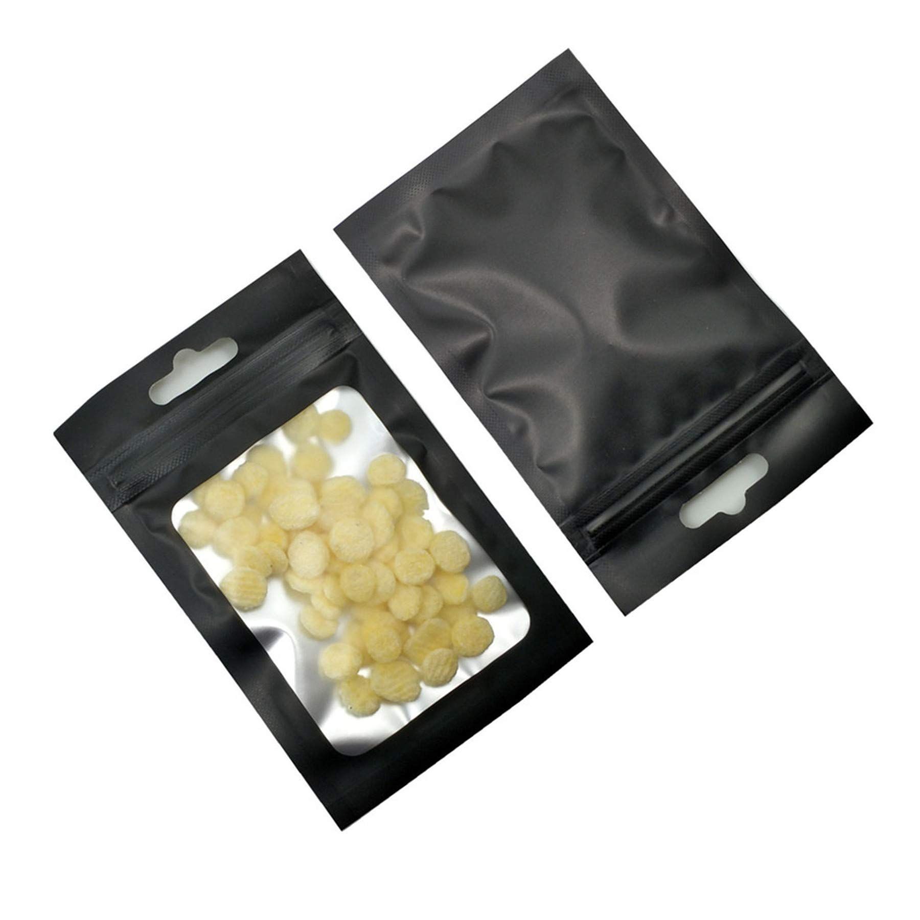 Holographic Gift Travel Jewelry Multi-Purpose Food Storage Bag - 7 x10 cm - Black - 200