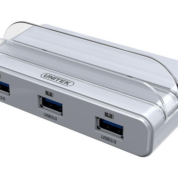 Unitek 4-Port Usb3.0 Hub With Smart Otg And Dock