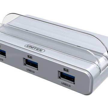 Unitek 4-Port Usb3.0 Hub With Smart Otg And Dock