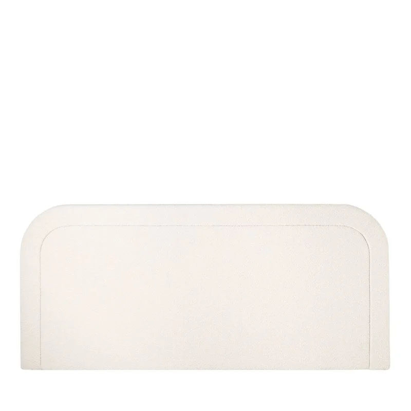 Dreamy Comfort -Maria Cream Bouclé Polyester Blend Fabric Headboard