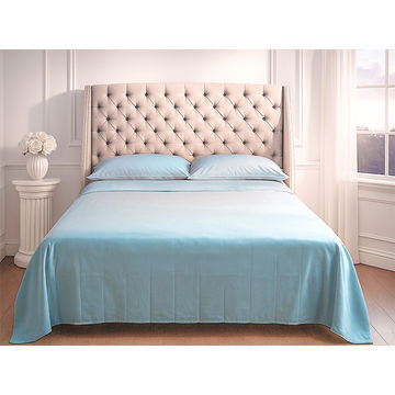 Simply Sleep - Everyday Collection Flat Sheet - 90GSM- Sky Blue - Single (1pc)