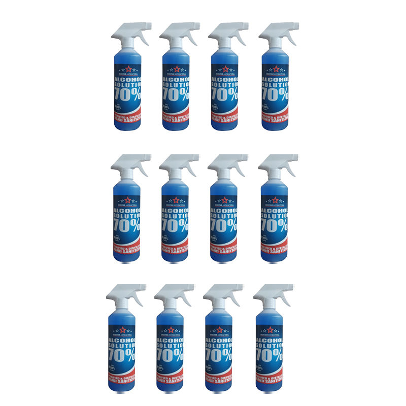 Hand Sanitizer RSA 70% Alcohol Solution 500ml ( 12 Pack )