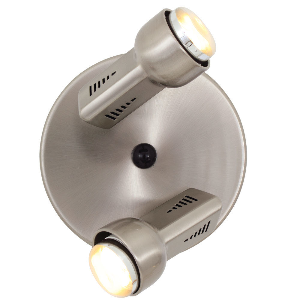 De Lightsa - 2 Lights - Spot Light - Satin Chrome - 2 Pack