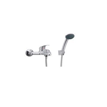 BATH MIXER WITH HAND SHOWER - CHROME