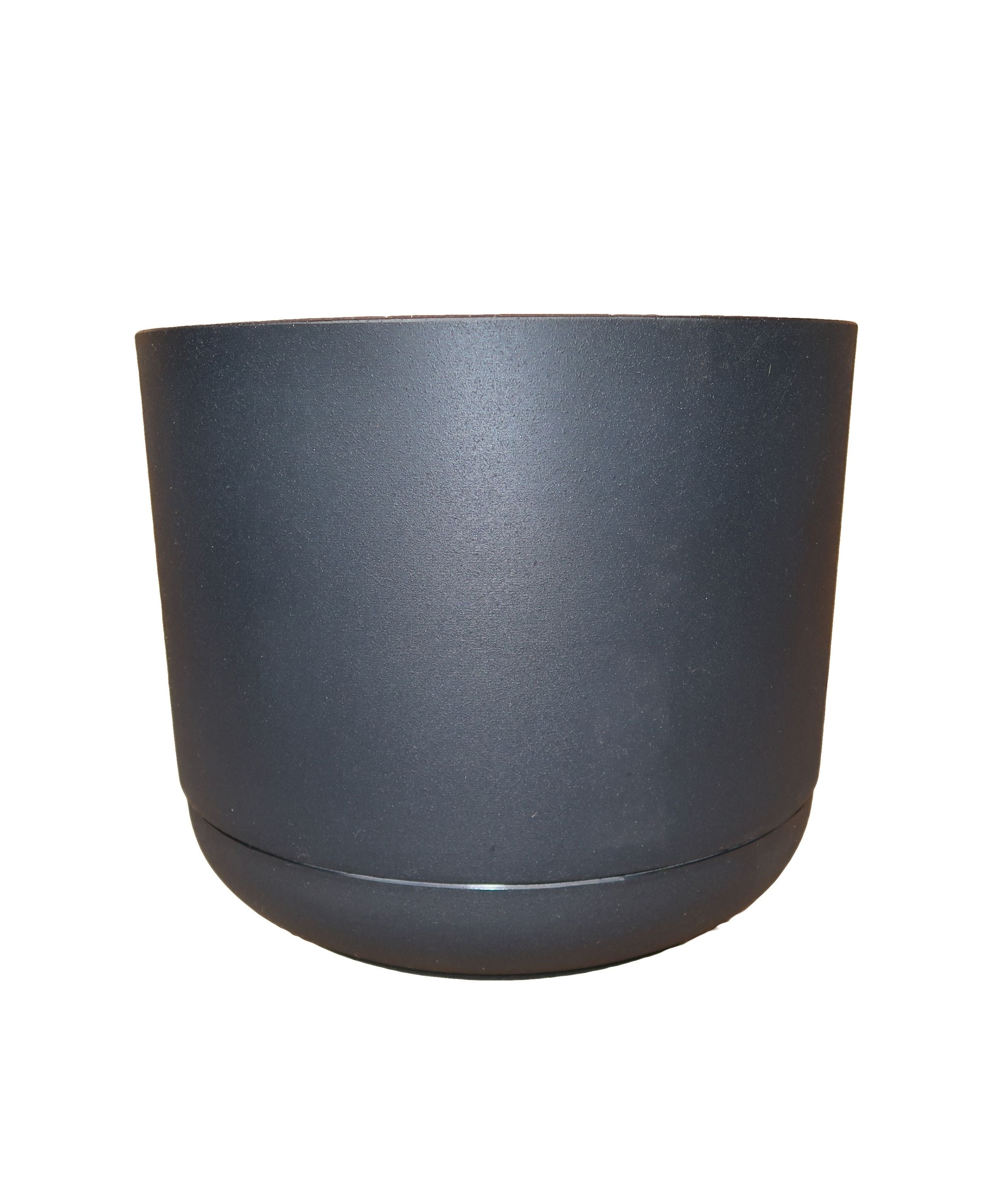 Match Cylinder Japi Planter With Saucer