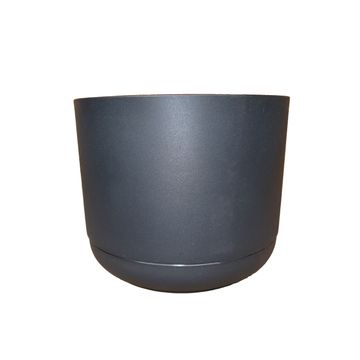 Match Cylinder Japi Planter With Saucer