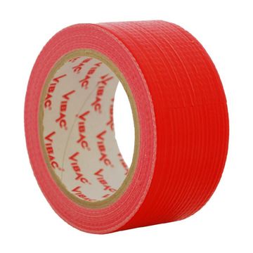 HSTM - Duct Tape - Self-Adhesive - Red - 48mm x 25mm - Bulk Pack of 4