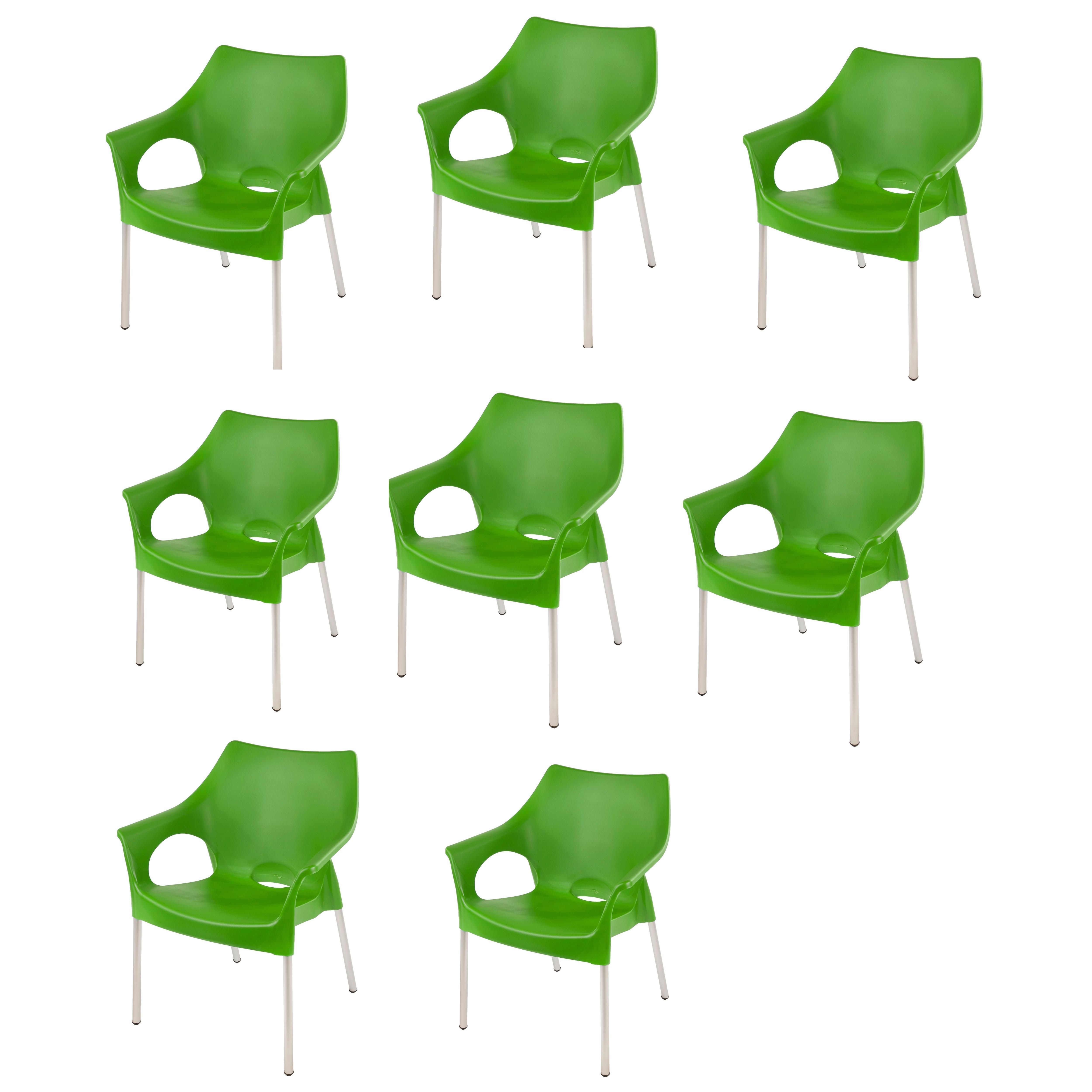 Dublin Bistro Chair  - Lime Green - Set of 8