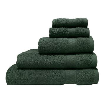 Bunty's Plush 450 GSM - Towel Sets - 05 Piece Set - Hunter Green