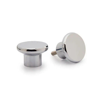 Woodly Shower Door Knob, Chrome Plated