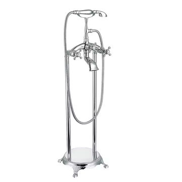 FLOOR MOUNTED BATH MIXER VICTORIA - CHROME