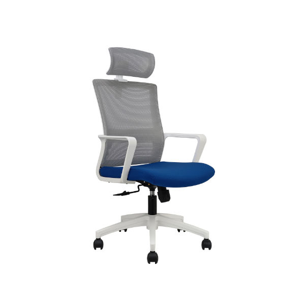 Chair Crazy Alexa HB Office Chair & Headrest - White