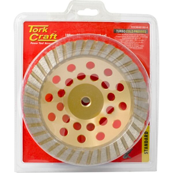 Dia. Cup Wheel 180Mm X M14 Turbo Laser Welded