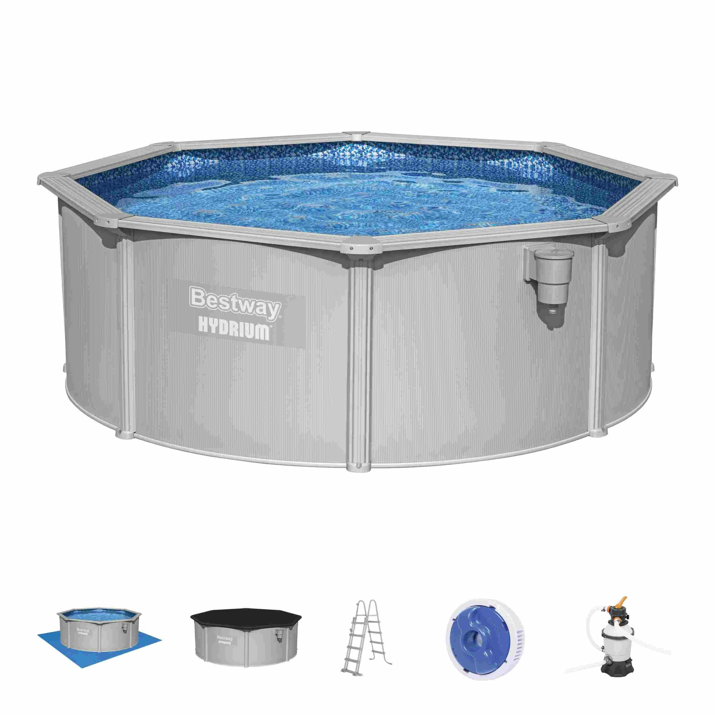 Bestway Hydrium Poseidon Pool 3.6 x 1.2m With Sand Filter Pump