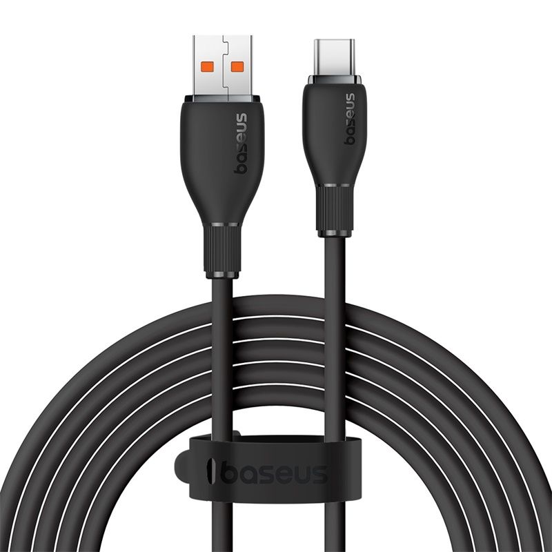 Baseus Pudding Series Fast Charging Cable USB to Type C 100W 2m - Cluster Black